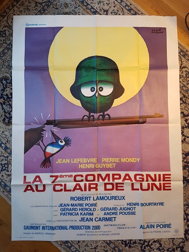 Affiche 1977 7eme compagnie - la,