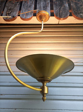 Rare et importante suspension en bronze et laiton XXe siècle - LUCIEN GAU