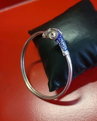 Bracelet argent jonc - , tête