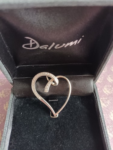Pendentif coeur diamants - pendentif,
