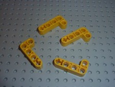 4 x LEGO TECHNIC Yellow