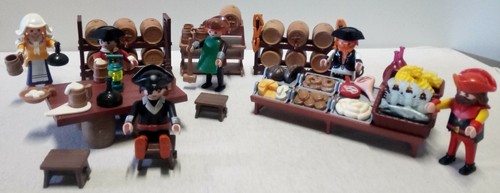 Lot playmobil taverne moyen - taverne,