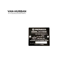 Plaque De Modèle PIONEER