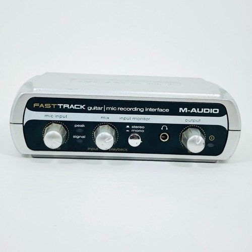 Audio fast track - m-audio, guitar