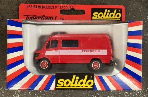 Solido pompiers 2131 mercedes - pompiers,