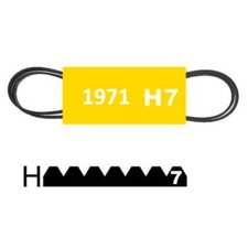 Courroie 1971H7 poly v  1971mm
