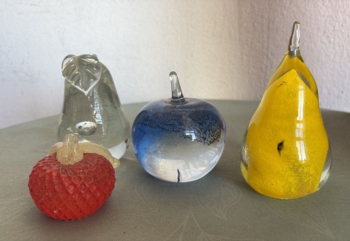 Lot fruits verre de - de,