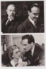 2 photos Pierre Fresnay Larquey Francey LE CORBEAU Clouzot Original Vintage 1943