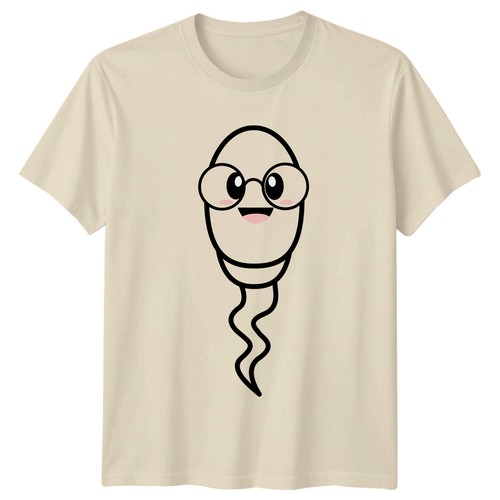 Shirt drôle sperme avec - t-shirt,