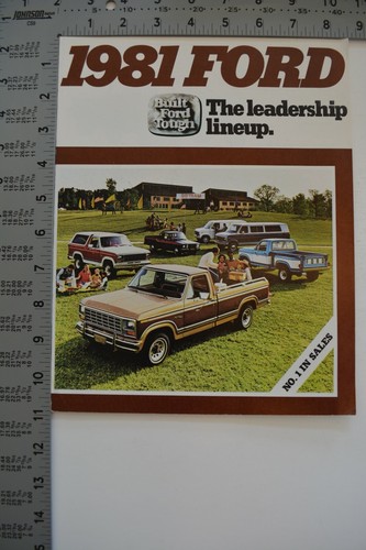 Brochure catalogue 1981 ford - brochure,