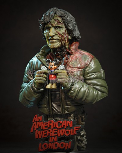 Zombie friend bust - friend,