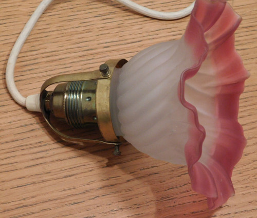 Ancien 1960 lampe rose - ancien,