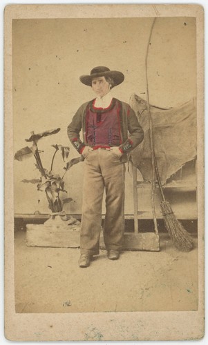 Cdv circa 1865 jeune - 1865.,