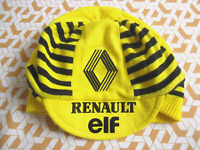 Casquette Cycliste Renault Elf acrylique années 70'S Vintage vélo Cap retro