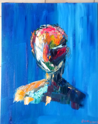 Portrait abstrait art - portrait,