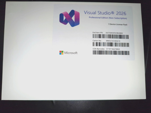 Microsoft visual studio 2026 - microsoft,