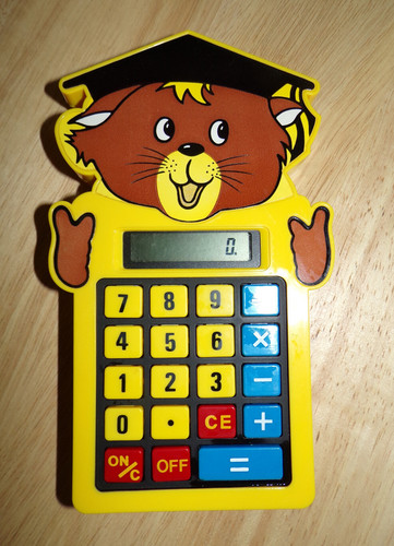 Ancienne calculatrice junior - ancienne,