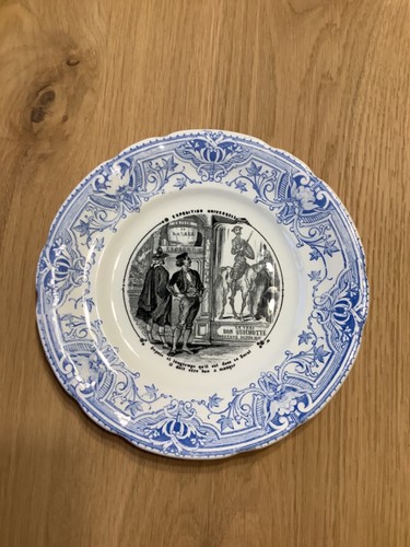 Assiette animée sarreguemines - assiette,
