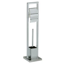 Porte-papier toilette rangement distributeur dérouleur porte brosse WC