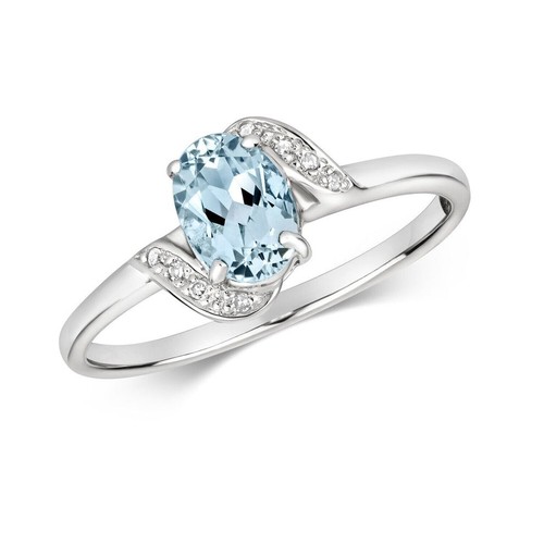 Bague solitaire véritable