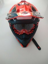 Casque Cross Scorpion Exo Vx 15 EVO Air Magma + Gants Fox DirtPaw 