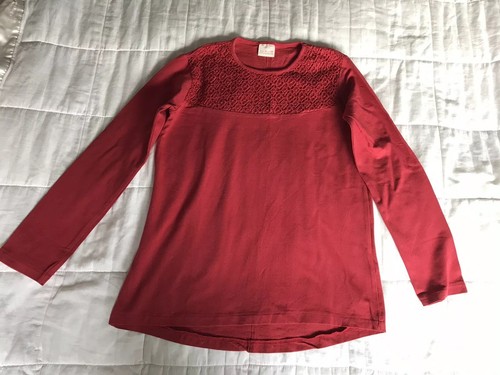 Haut chemise rouge fille - , zara