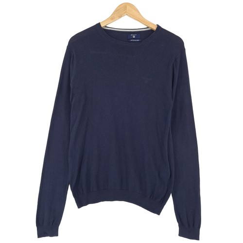 Gant pull homme col rond - rond, bleu