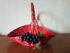 Corbeille à fruits en osier