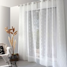 Rideau voilage motif - voilage,
