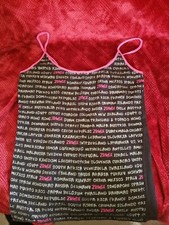 Zumba tank black and pink
