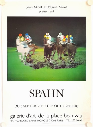 Affiche victor spahn 1983 - affiche,