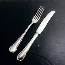 WMF Couvert De Table  Fourchette + couteau Mod Sully De Ercuis Metal Argenté