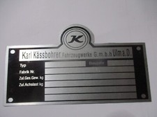 Plaque Bouclier Voiture