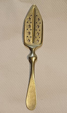 cuillère à absinthe ancienne métal argenté étoiles poinçon XX ème