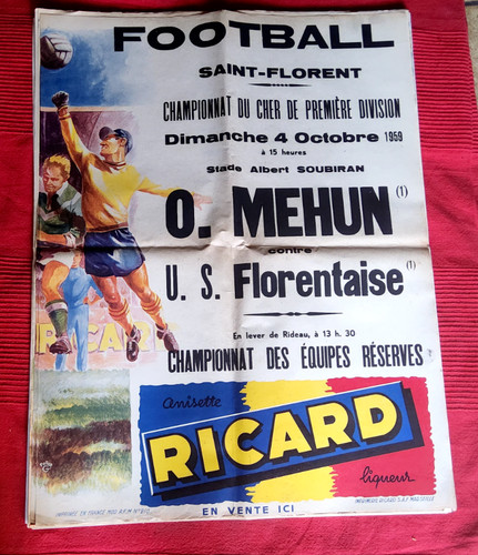 Ancienne authentique affiche - ancienne,