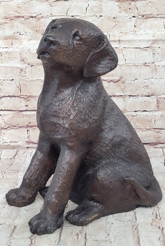 Sculpture bronze chien jack - sculpture,