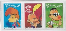 2005  fête du timbre Titeuf  tryptique  N° t 3751 a NEUF **