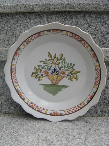 Assiette décoration faïence - assiette,