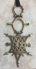 Grande Croix Touareg ABALAK (Niger) bijou ethnique Afrique Sahel
