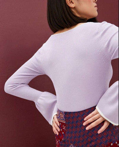 Sandro paris pull femme violet - paris,