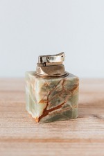 Briquet Vintage en Onyx Vert