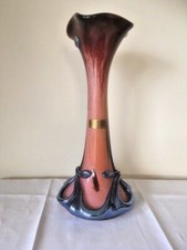 Grand vase verre souffle - en,