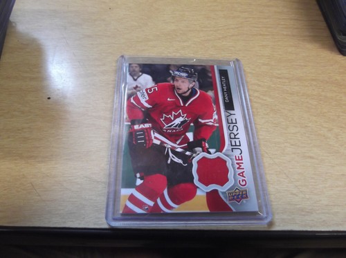 Game used dany heatley 2014 - game-used,