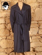 IMPERMÉABLE CAOUTCHOUC/POLYESTER IMPERMÉABLE VINTAGE années 70 - UK 10 / US 6 / FR 38