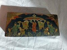 Ancien porte plumes décor asiatique