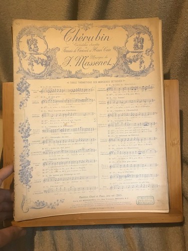 Massenet cherubin partition - cherubin,