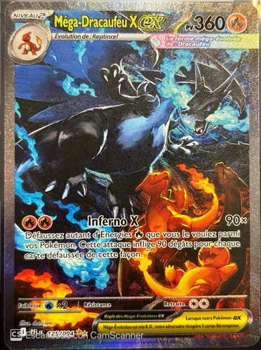 Pokemon mega dracaufeu - mega, x