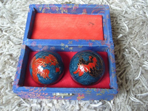 Boules sante chinoises - boules,