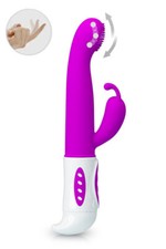 vibro rabbit rose et blanc PRETTY LOVE