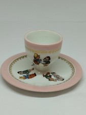 Coquetier Vintage Porcelaine Limoges France Décor Enfants Collection Vaisselles